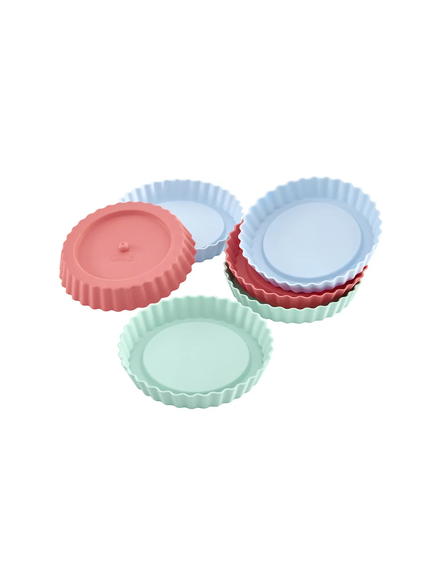 LURCH | Flexiform Tortelett 6er Set Pastel Mix | 